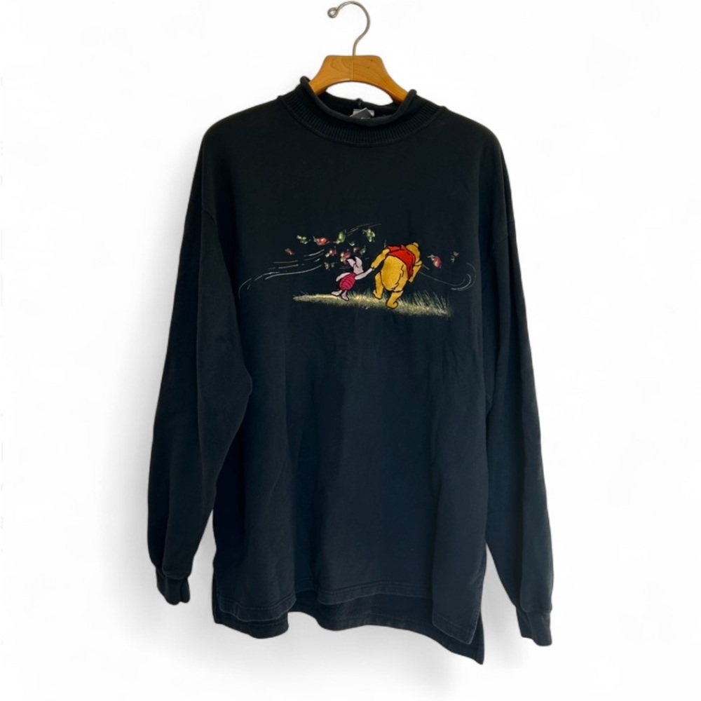 VTG Disney Winnie the Pooh piglet embroidered pullover oversized